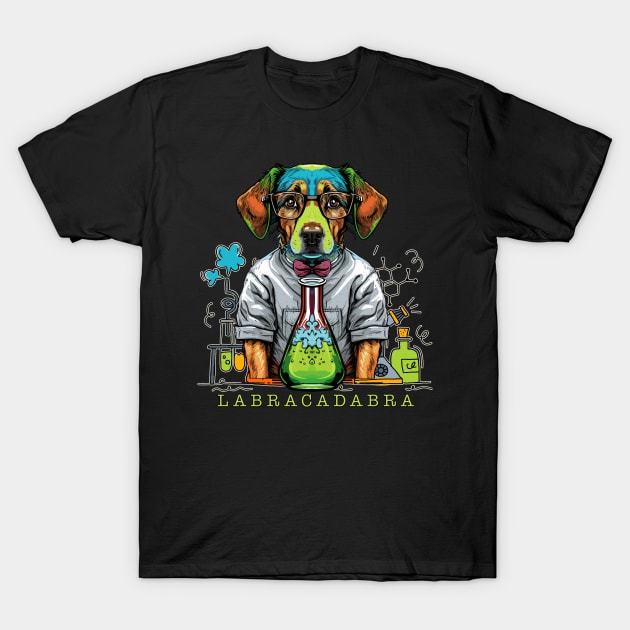 Labracadabra - Labrador Funny Dog T-Shirt by BDAZ